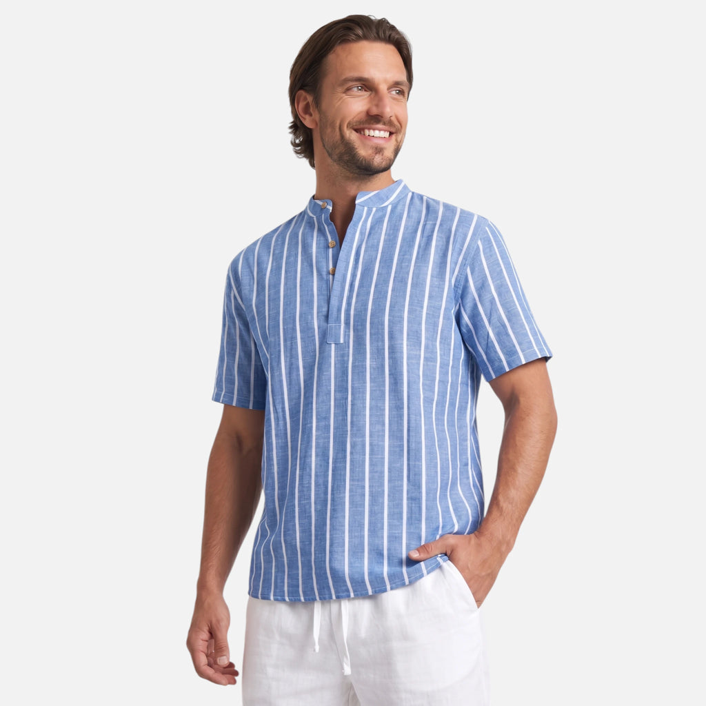 Vellouran | Men’s Bari Sailor Polo Shirt for Summer Leisure