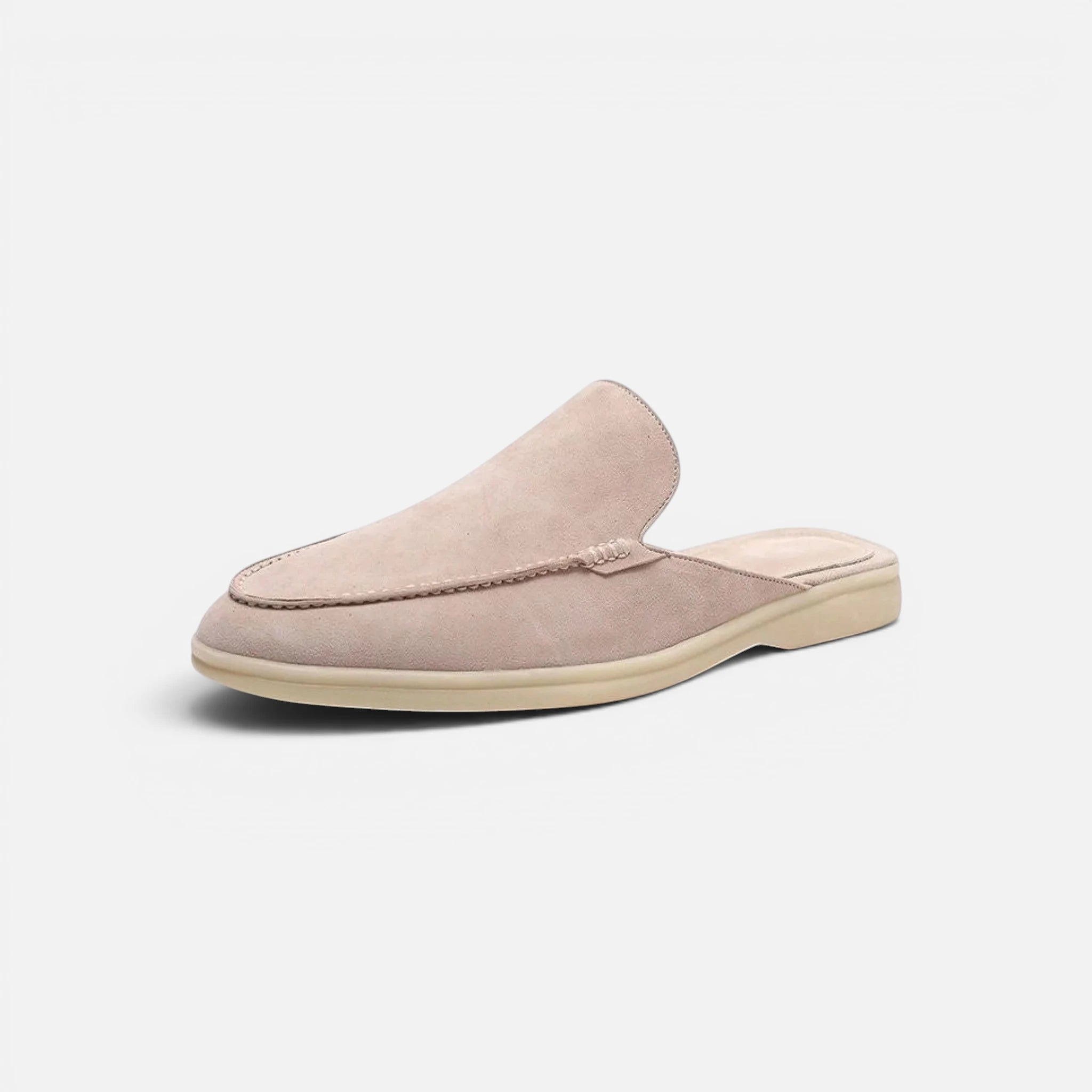 Vellouran | Men’s Suede Yacht Mules for Summer Wear
