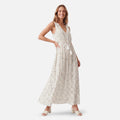Vellouran | Women’s Boho V Neck Maxi Dress for Summer
