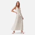 Vellouran | Women’s Boho V Neck Maxi Dress for Summer