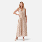 Vellouran | Women’s Boho V Neck Maxi Dress for Summer