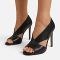 Vellouran | Women's Cut-Out High Heel Sandals with Open Toe