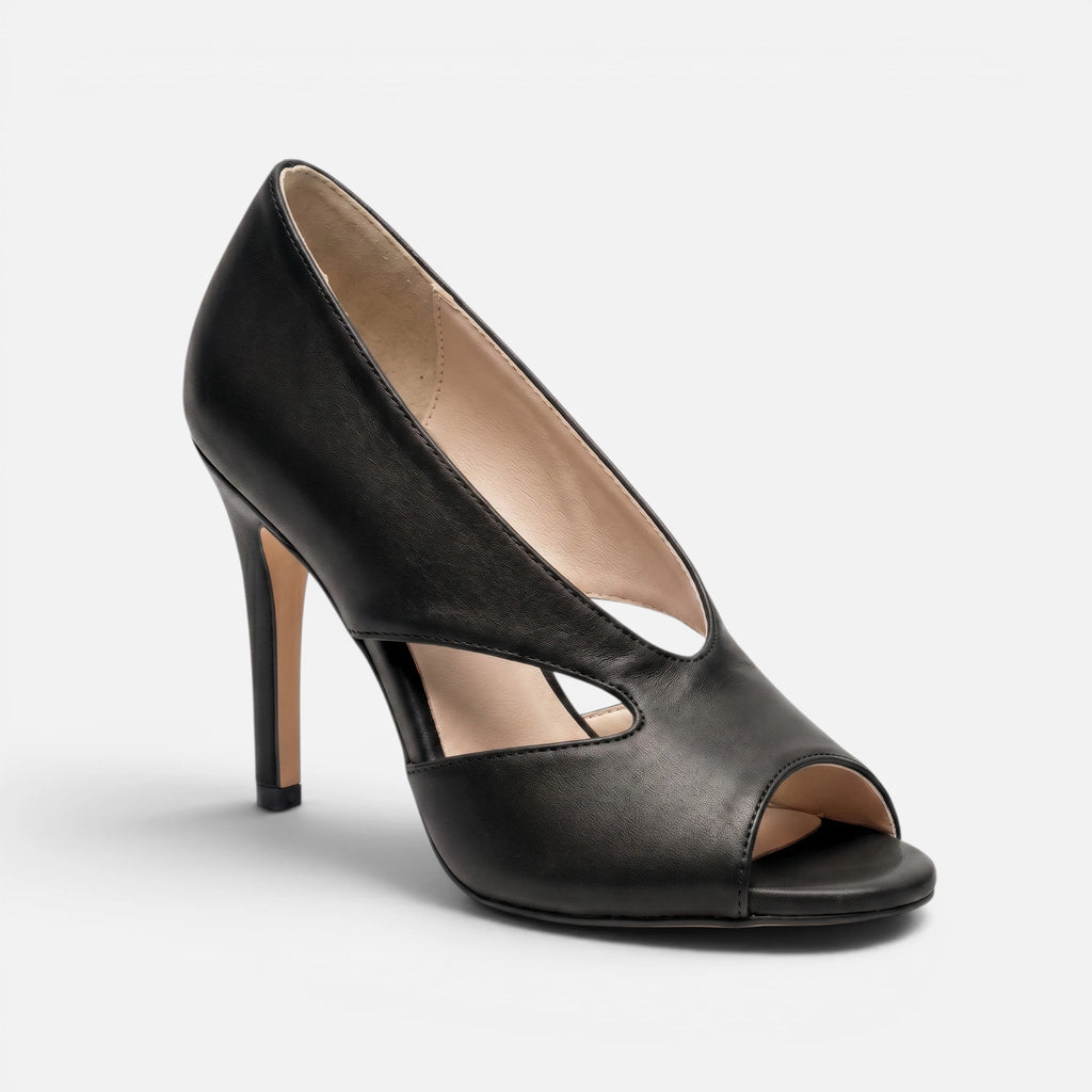 Vellouran | Women's Cut-Out High Heel Sandals with Open Toe