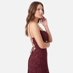 Vellouran | Women’s Sleeveless Maxi Dress with Floral Design