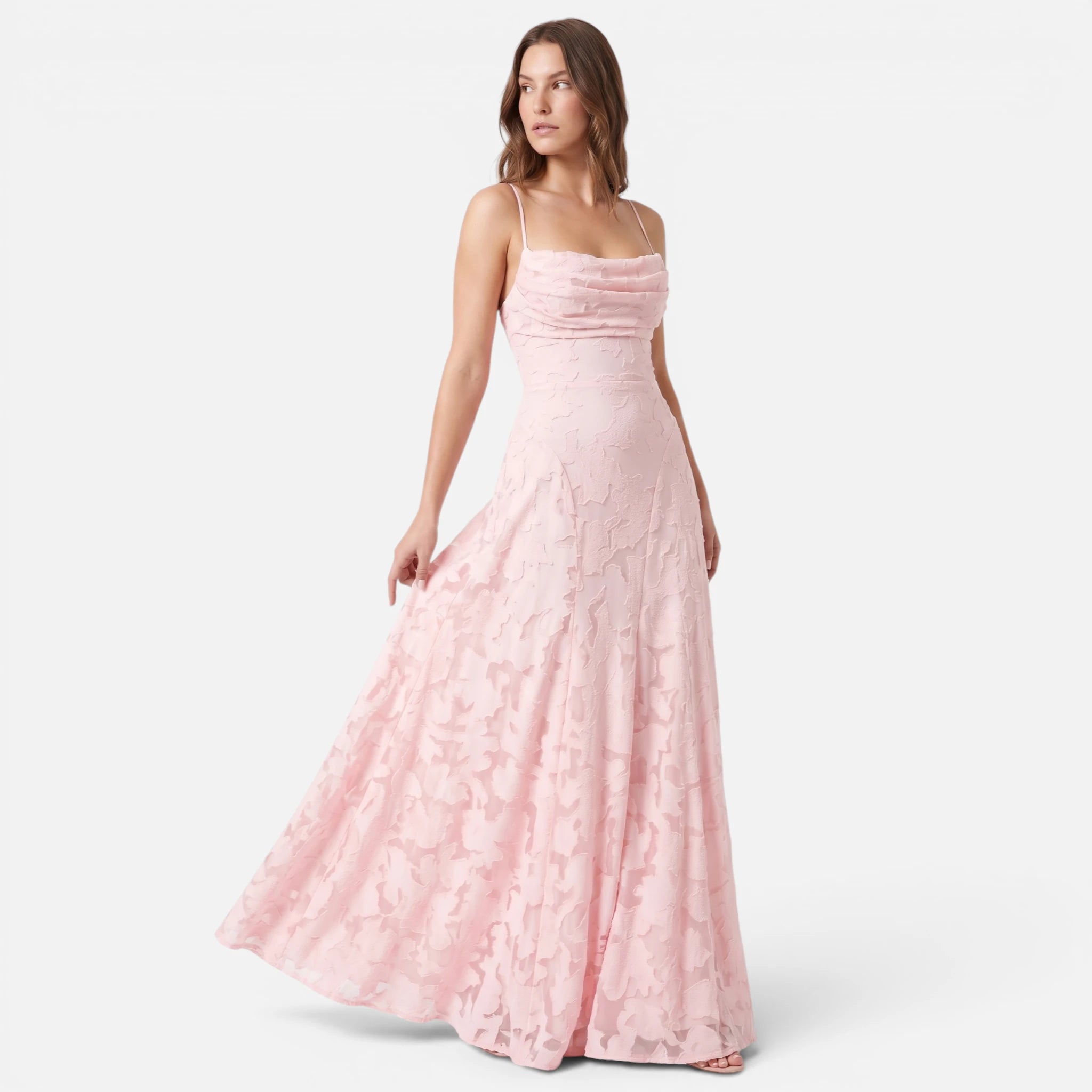 Vellouran | Women’s Sleeveless Maxi Dress with Floral Design