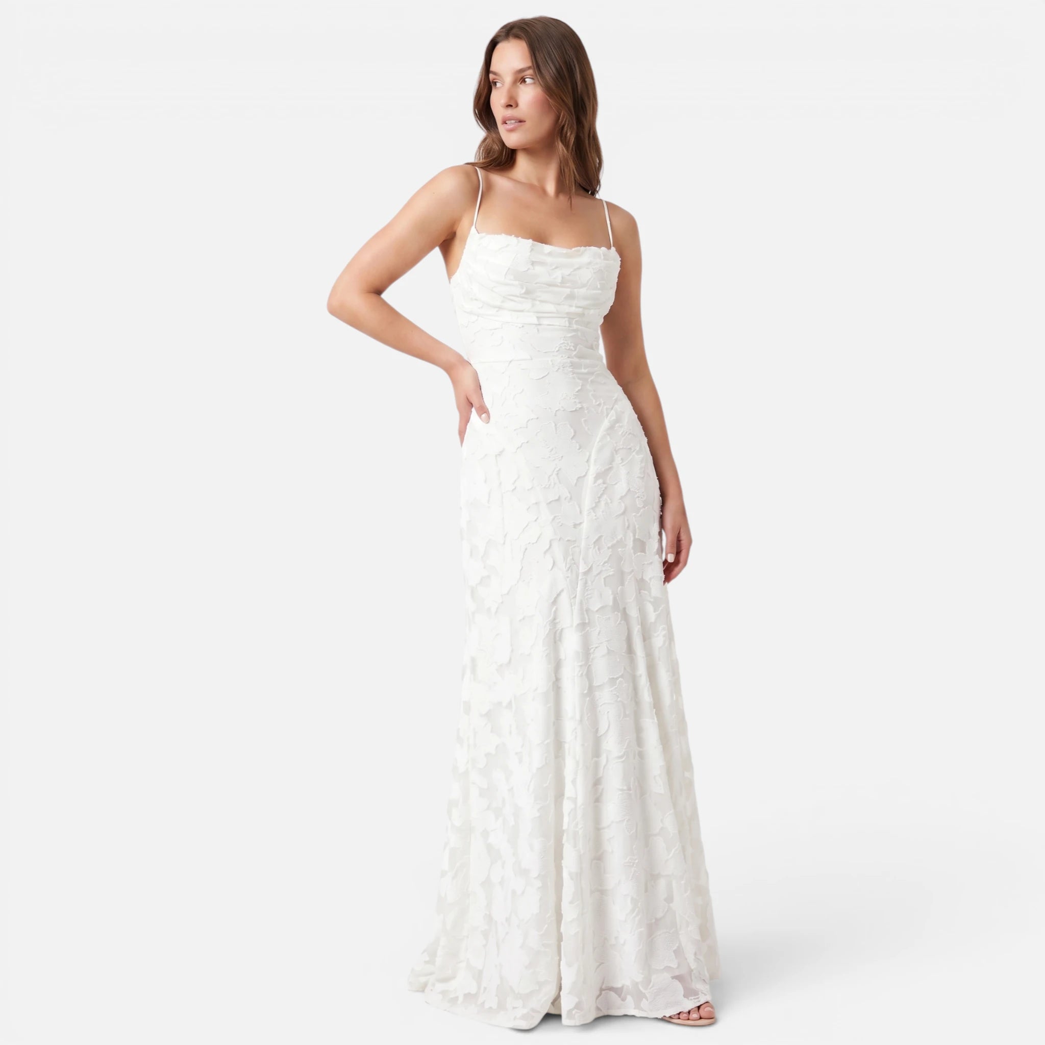 Vellouran | Women’s Sleeveless Maxi Dress with Floral Design