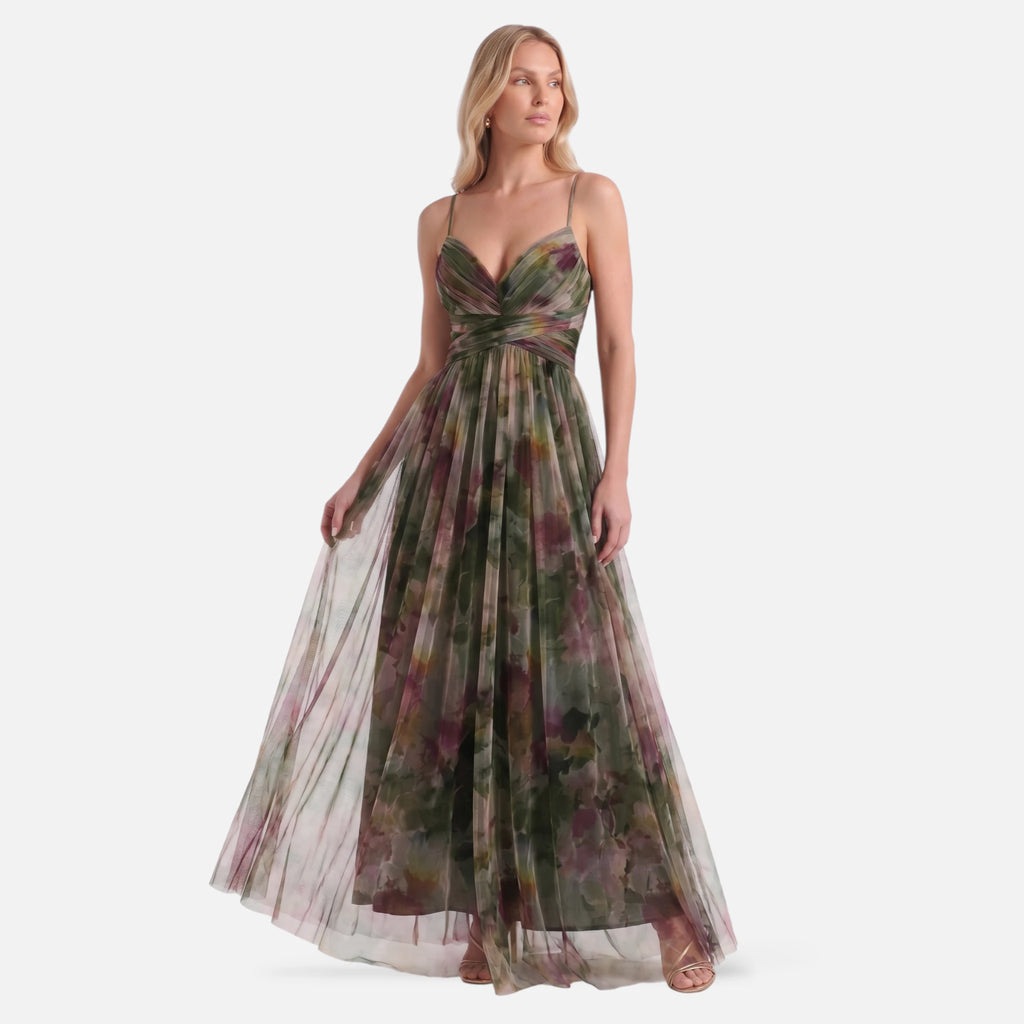 Vellouran | Women’s Floral Maxi Dress for Summer Occasions