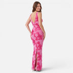 Vellouran | Women’s Floral Maxi Dress for Evening Occasions