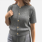 Vellouran | Women’s Cable-Knit Cardigan