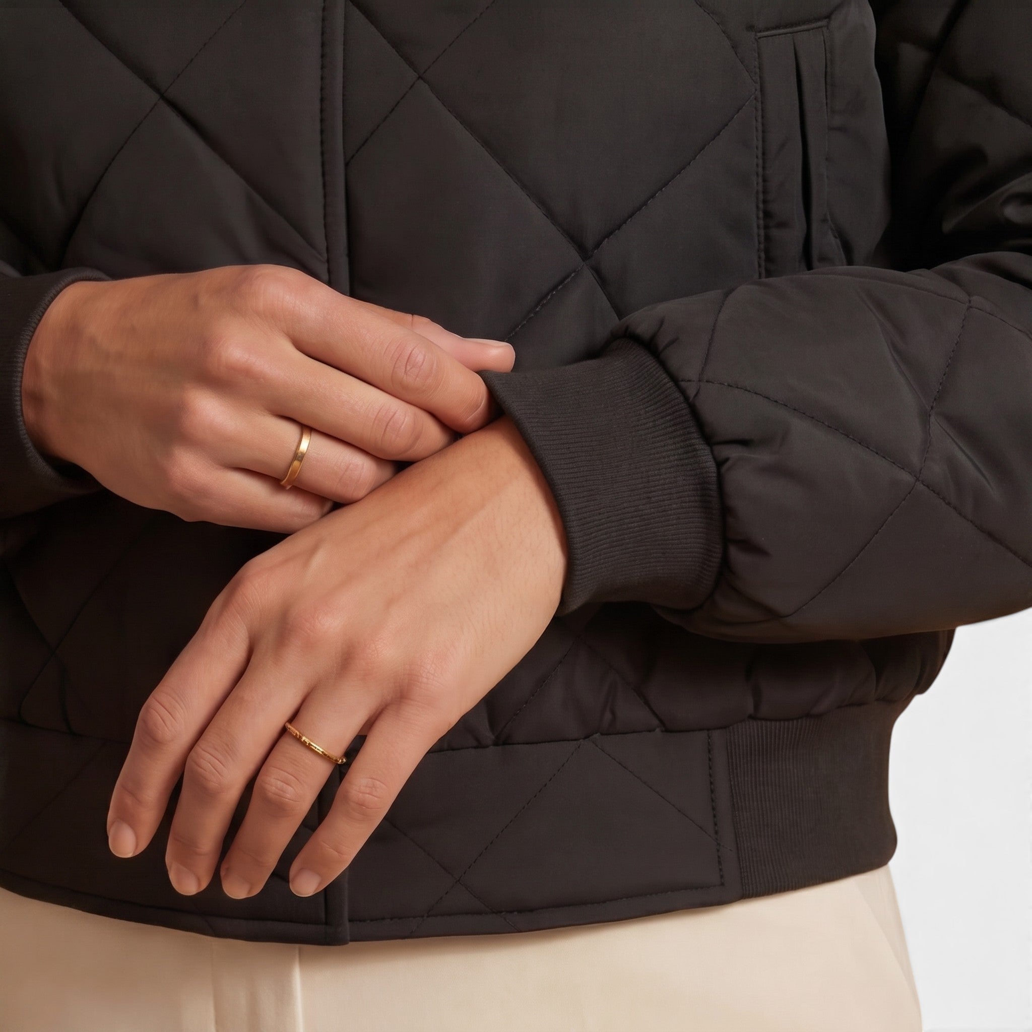 Vellouran | Women's Quilted Bomber Jacket