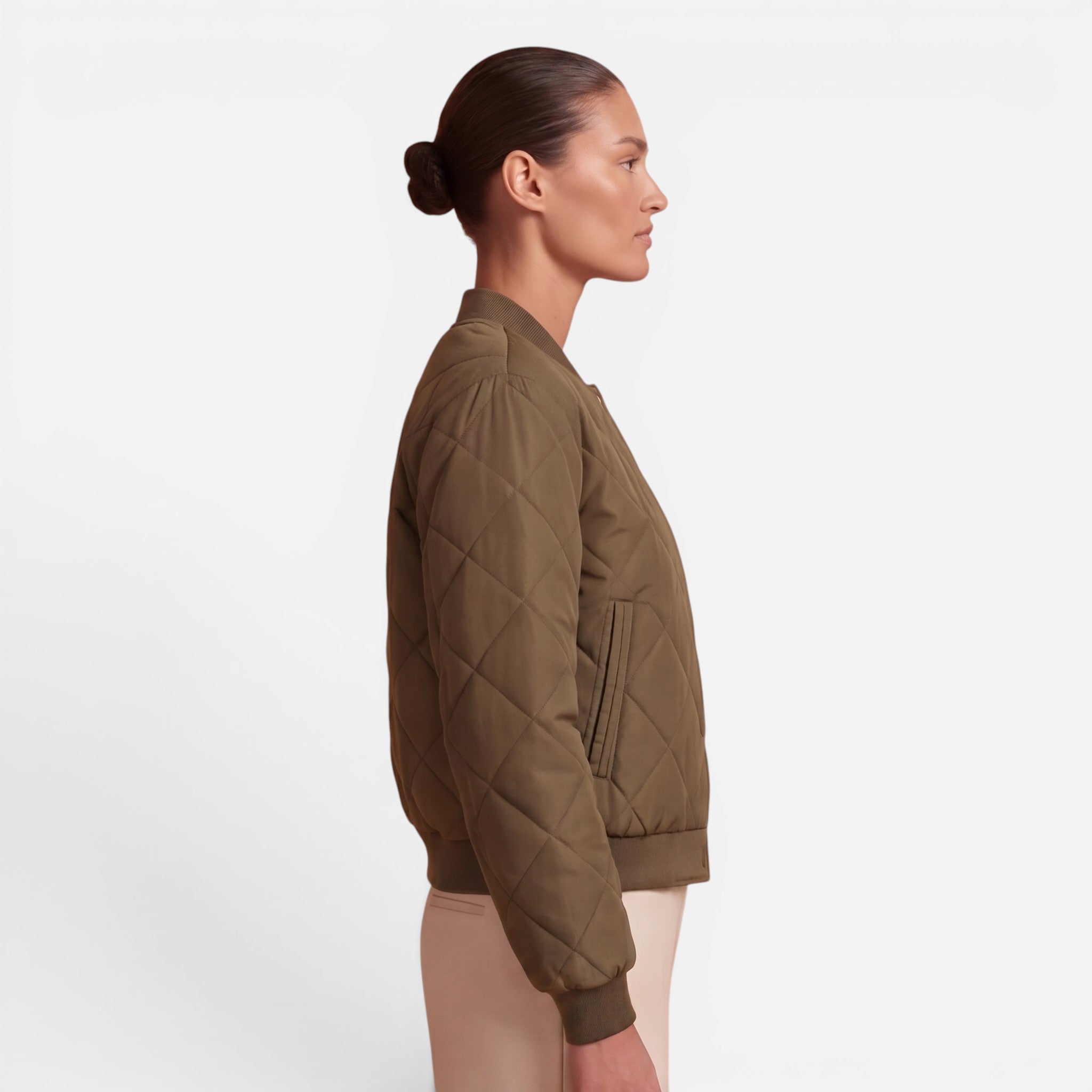 Vellouran | Women's Quilted Bomber Jacket