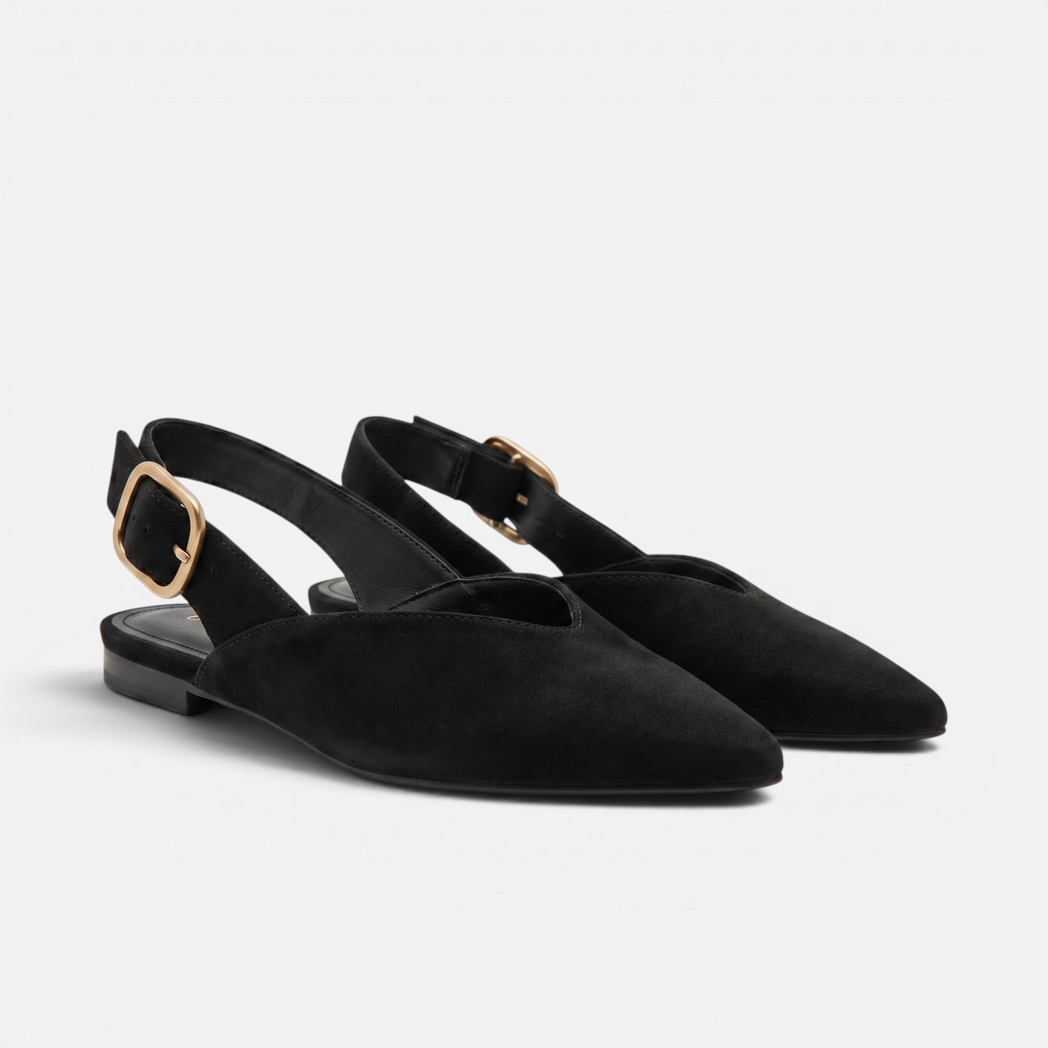 Vellouran | Women's Suede Pointed Toe Flat Shoes