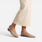 Vellouran | Women's Suede Pointed Toe Flat Shoes