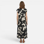 Vellouran | Women's V Neck Maxi Dress with Stylish Print for Summer