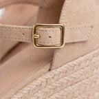 Vellouran | Women's Wedge Sandals Closed Toe Ankle Strap